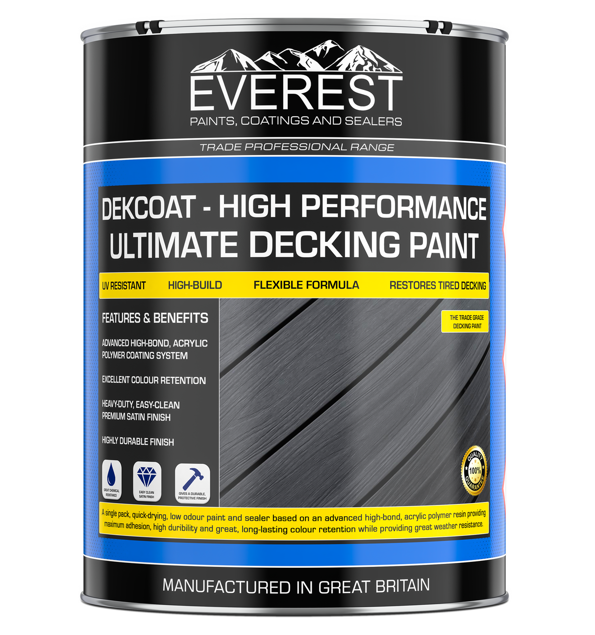 Everest Paints - DEKCOAT - Ultimate Decking Paint