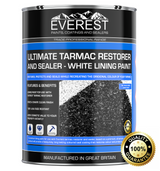 Everest Trade - Restaurateur et Scellant Ultime pour Tarmac - Peinture de Marquage - Blanc