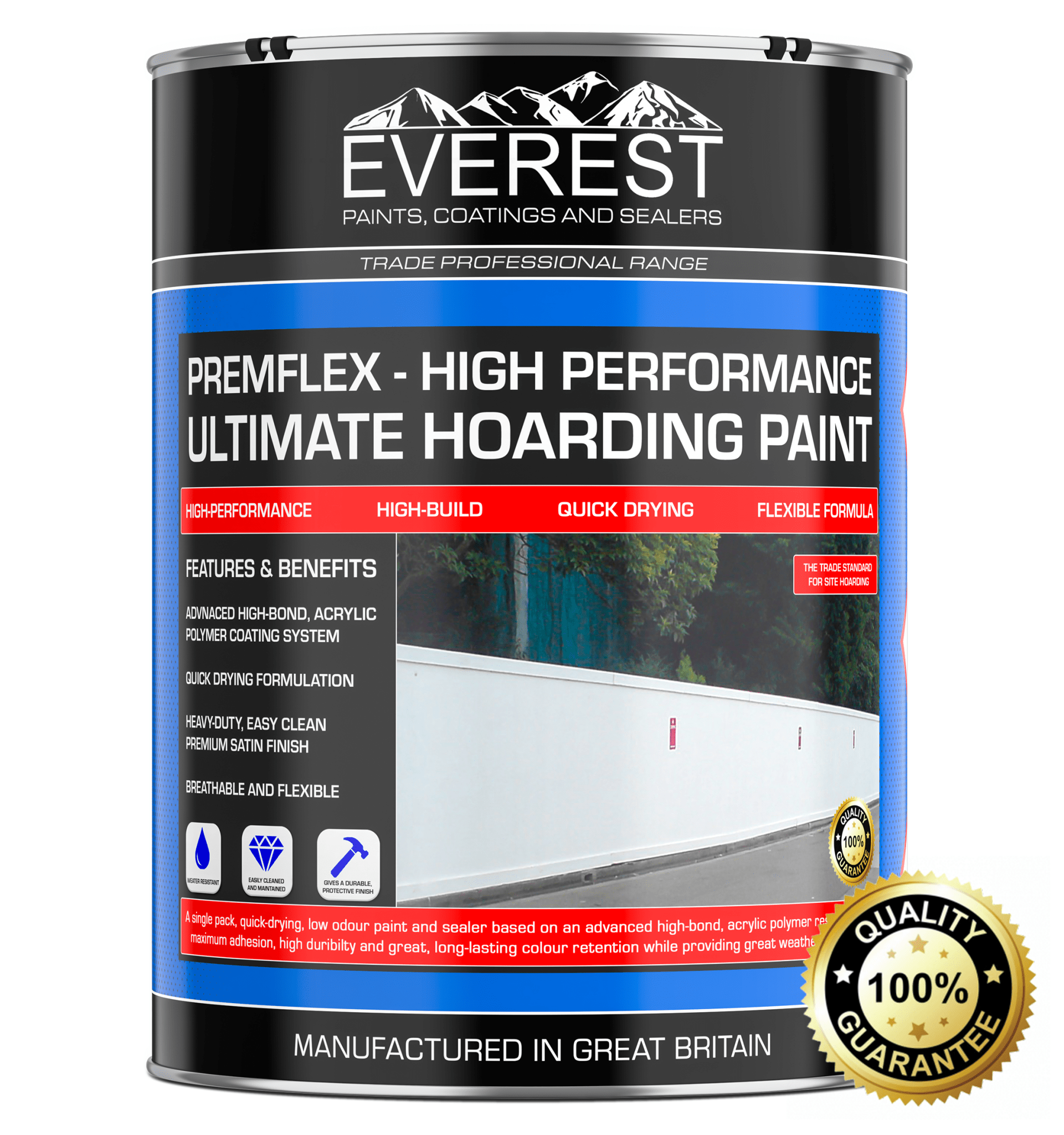 Everest - SiteCoat - Hoarding Paint - Everest Paints