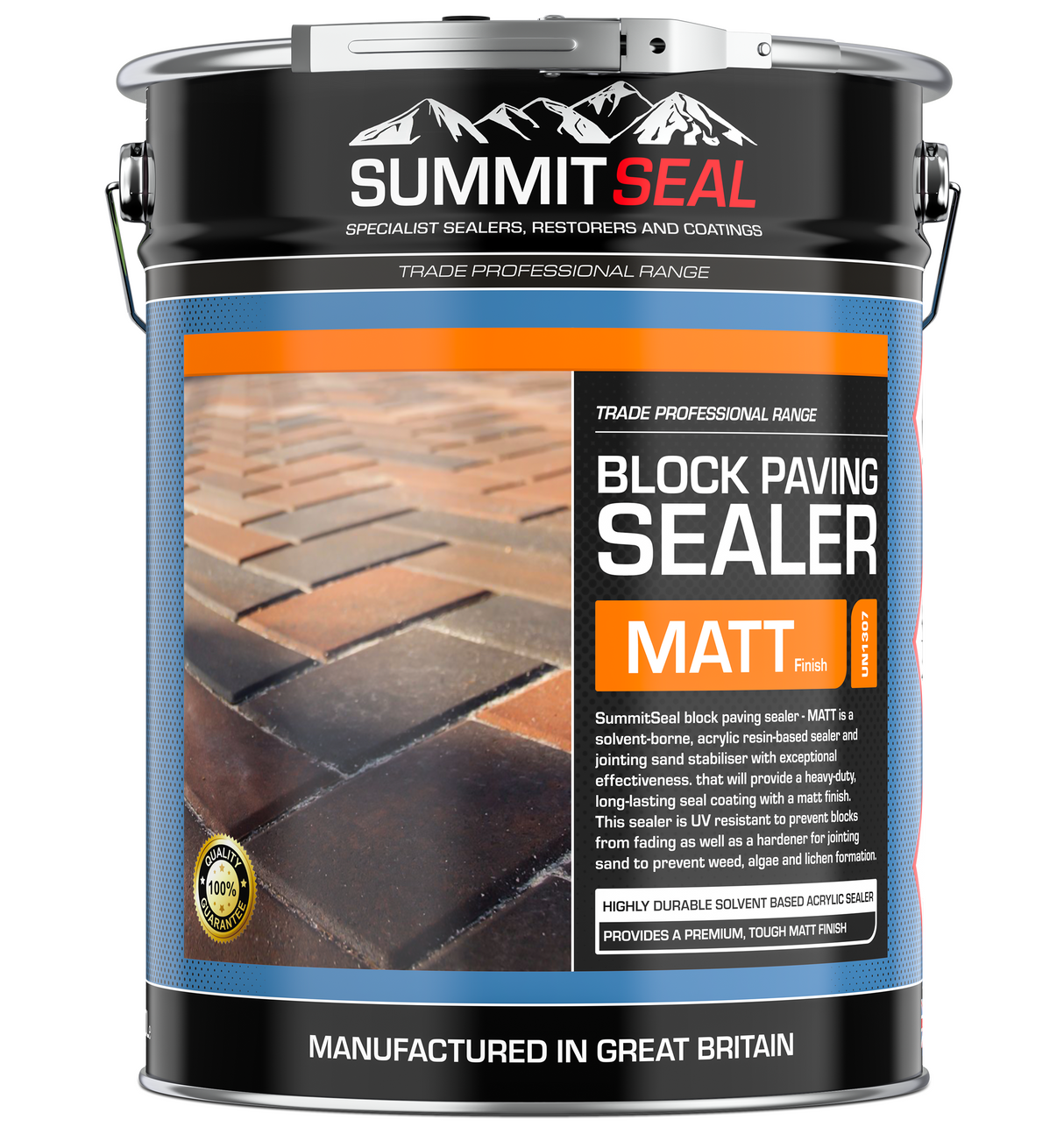 SummitSeal Block Paving Sealer Matt Finish