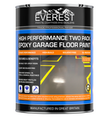 Everest Trade - HB Epoxy Garage Floor Paint - High Build - Two-Pack Epoxy Coating