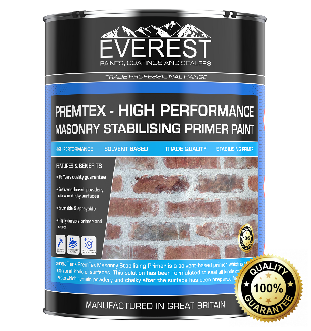 Everest Trade - Stabilising Primer - PremTex Masonry Primer