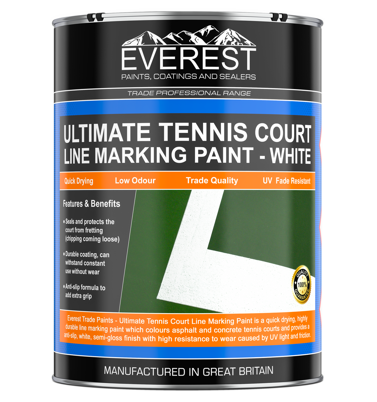 Everest Tennis Court Lining Paint White