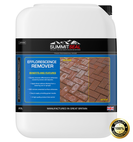 Summit Seal Efflorescence remover - salt remover driveway