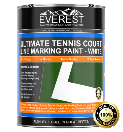 Everest - CourtCoat LM - Tennis Court Line Marking Paint - Everest Paints