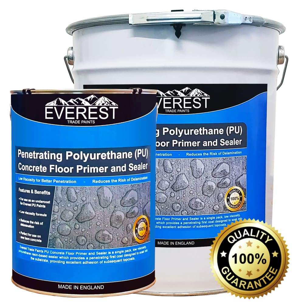 Everest Trade - Penetrating Polyurethane (PU) Concrete Dustproofer / Floor Primer & Sealer - PremiumPaints